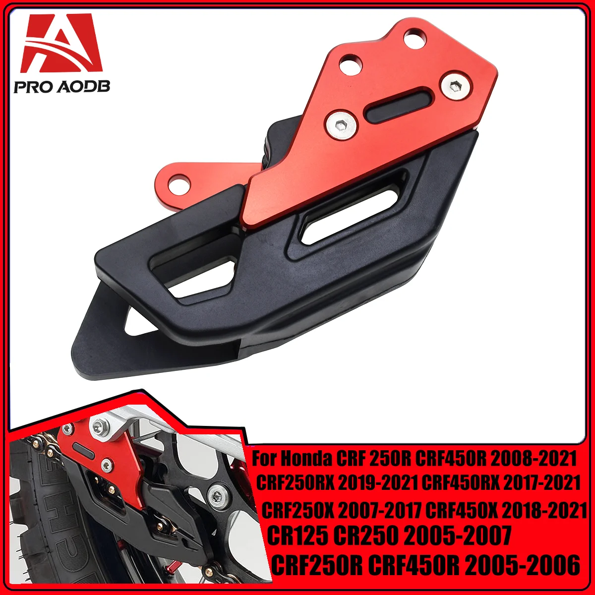 

CNC Aluminum Motorcycle Chain Guide Guard Protector For Honda CRF250F CRF250L CRF150F CRF230F CRF250M CRF250RALLY CRF300L RALLY