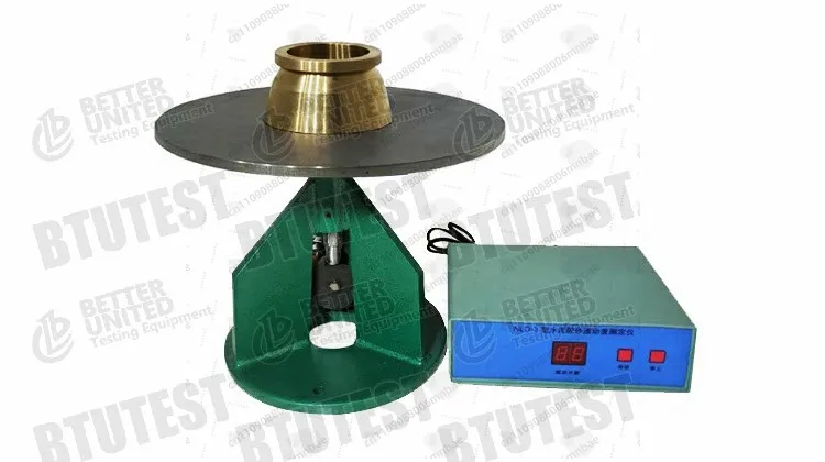 

Standard Digital Manual Cement Flow Machine 220V Electronic Power, Concrete Testing Equipment, Cement Mortar Testing Equipment