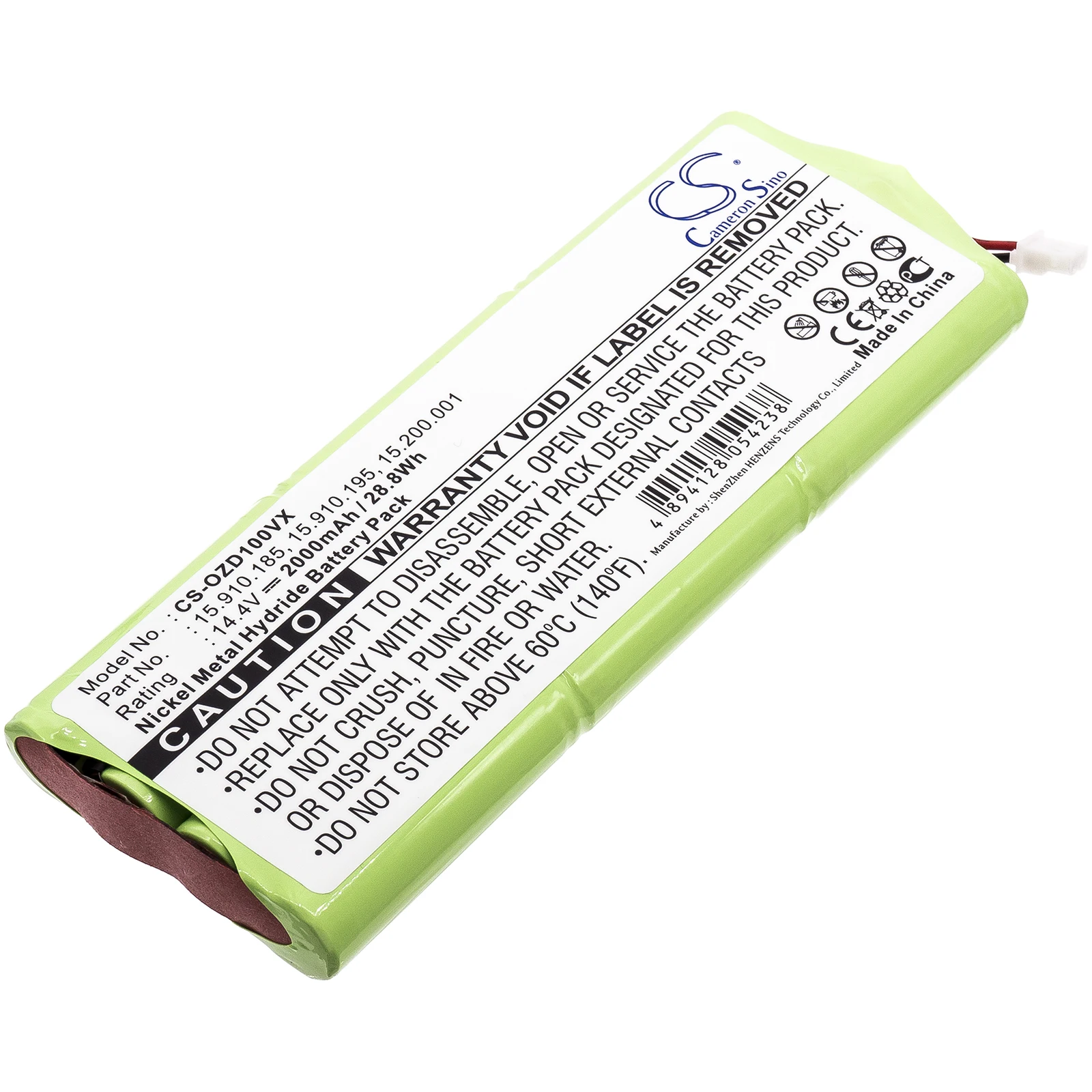 

Ni-MH Crane Remote Control Battery for Ozroll 14.4v 2000mAh