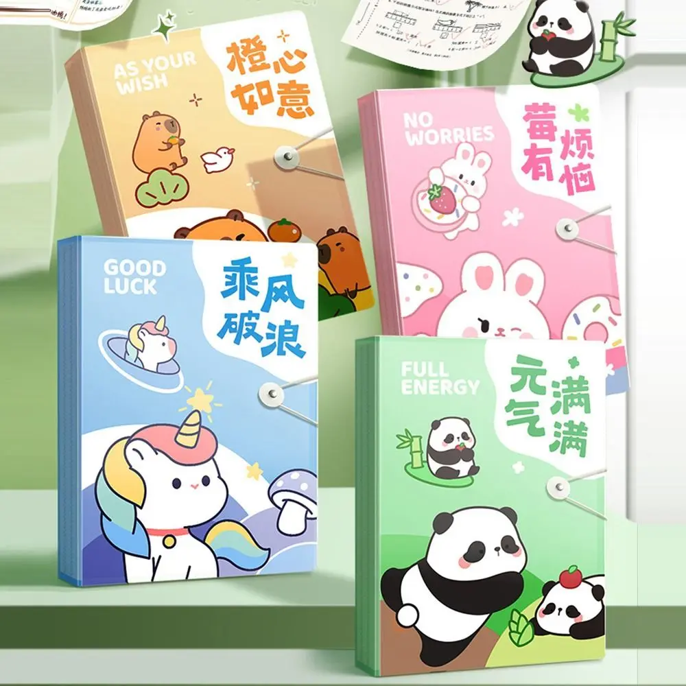 30/40/60 Pockets A4 File Folder Bag Waterproof Large Capacity A4 File Organizer Picture Album Cartoon Document Folder Business