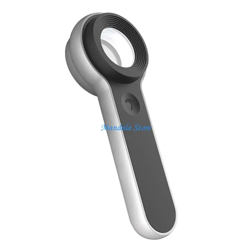 

U2JC 10X Loupe Jewelry Eye Glass Magnifier LED Light Jewelers Loupe Pocket