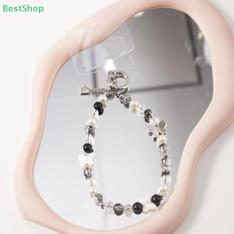 Korean Bowknot Short Hand Wrist Lanyard Pendant Phone Strap For Cell Phone Earphone Backpack Camera Chain Anti-lost Hanging Rope