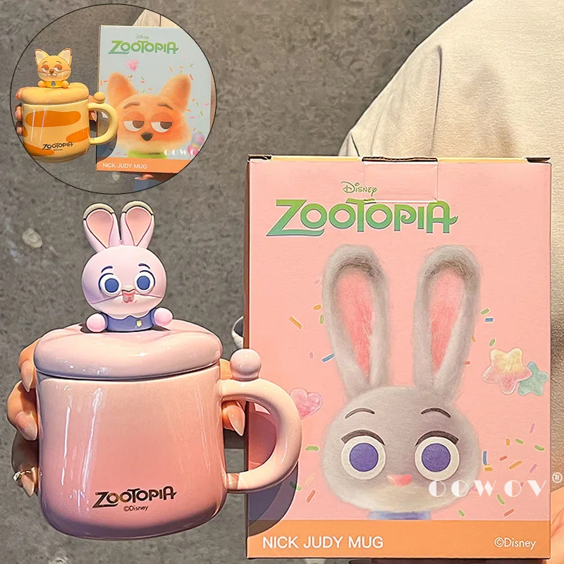 

350 мл Дисней Зоотрополис мультфильм керамическая кружка чашка милый аниме кофе чай с молоком посуда для напитков для пары друзей креативный подарок на день рождения