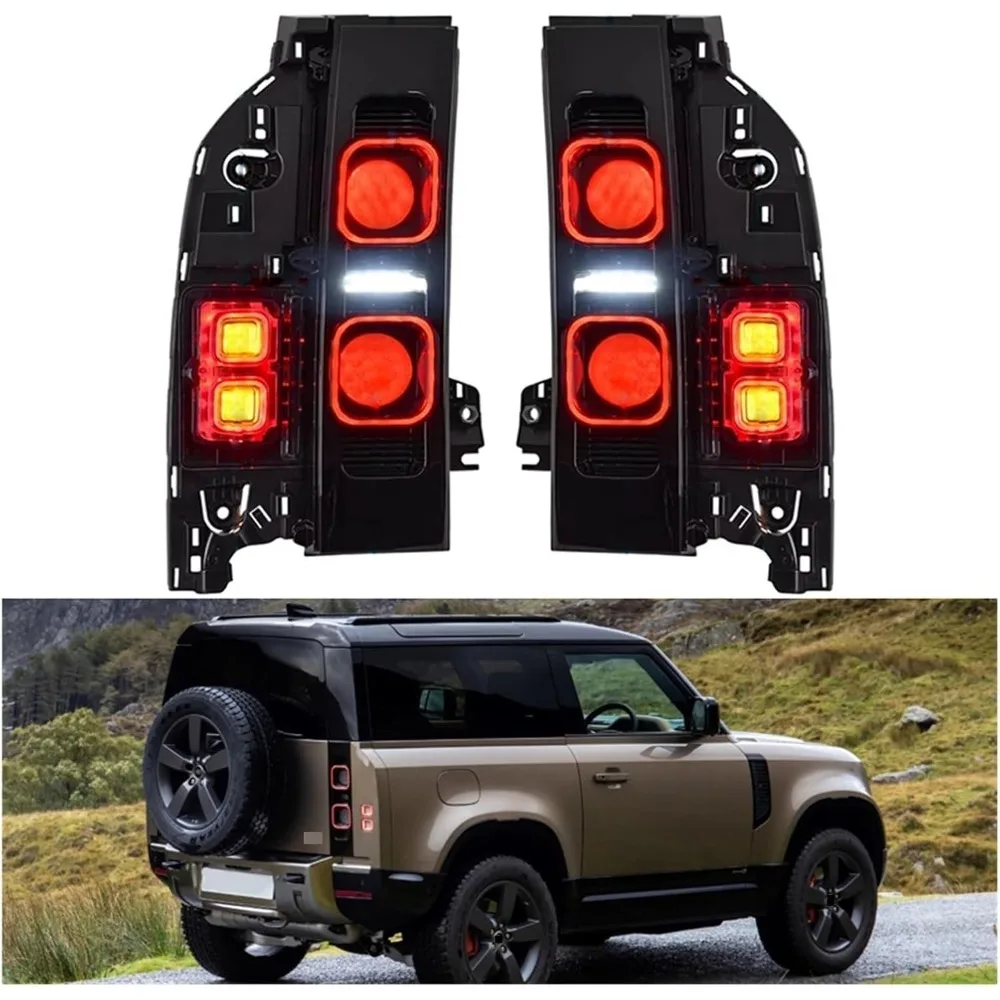 

Задний фонарь в сборе для Land Rover Defender 110 поколения 90-х годов, стоп-сигналы поворота, фонари заднего хода, задние фонари 2020-2022 гг.
