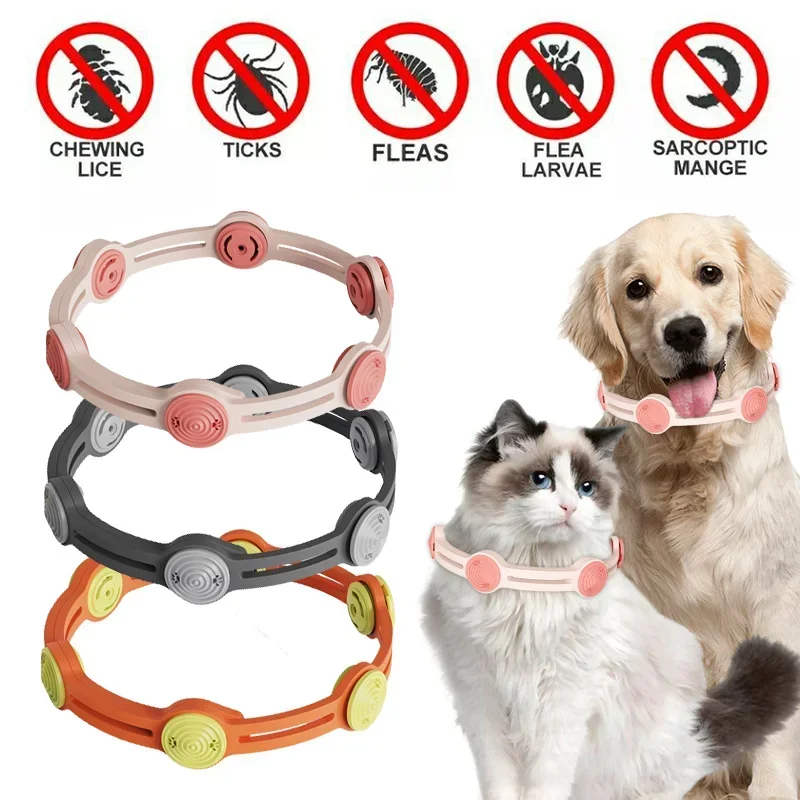 

Pet Insect Repellent Collar Dog and Cat Large, Medium and Small Adjustable Collar Anti-lice, Flea and Tick Pet Supplies