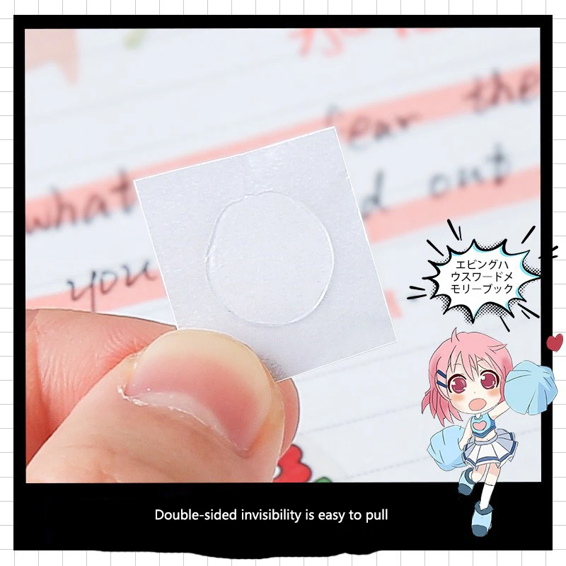 Nano Okrągłe Kropki Mocna Dwustronna Taśma Klejąca Kryształowa Przezroczysta i Bezśladowa Dwustronna Taśma Klejąca w Kropki