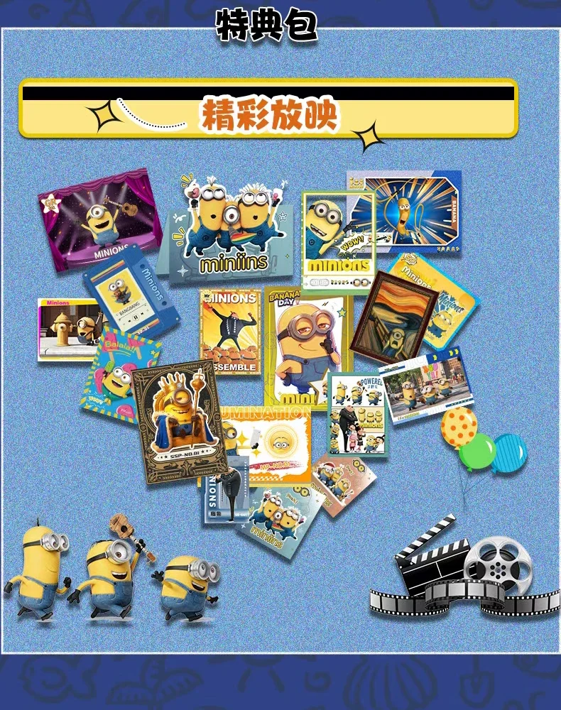 Minions Karte Minions Sammelkarte Bob Sammelkarte Kevin Charakter Anime für Kinder Geschenke Spielzeug