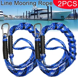 2/1PCS Dock Lines Elastic Marine Rope Bungee Cords Shock Ties for Kayak Watercraft Jet Ski Pontoon Canoe Power Boat Accessories