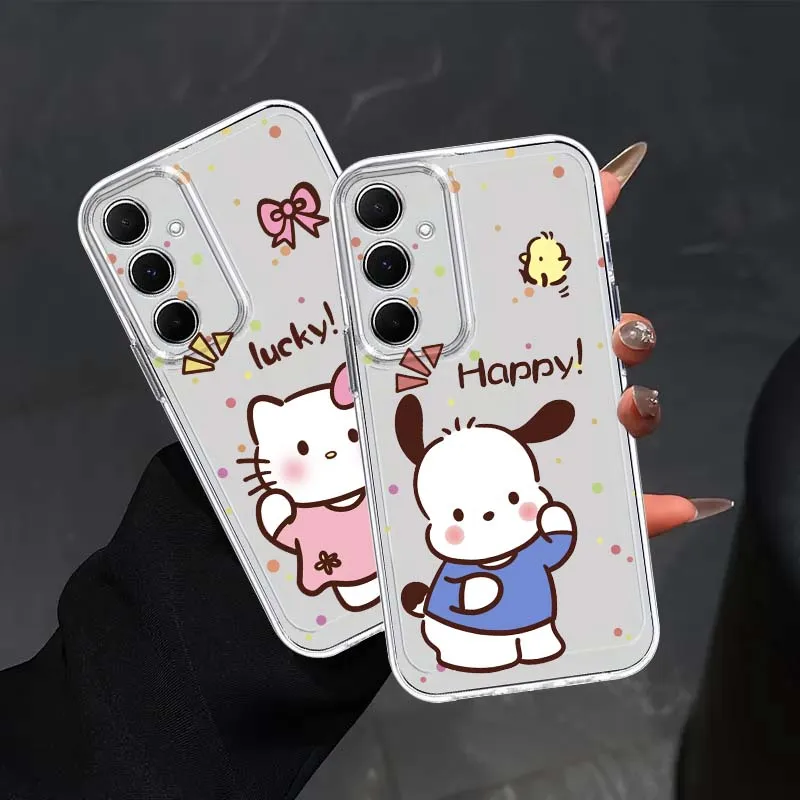 Gentle Fresh Pochacco Kitty For Samsung Galaxy S26 S25 S24 S23 S22 S21 S20 FE Lite Pro Plus Ultra Space Phone Case