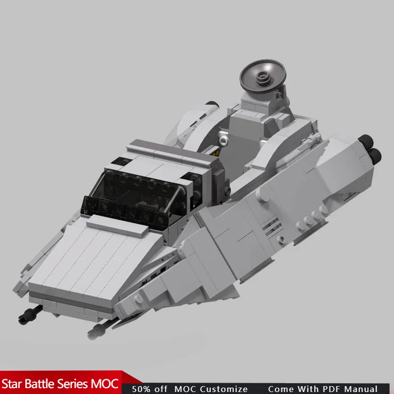 494 PCS Star Fighting QH-7R Chariot Striker MOC Customize Modular Building Block Technology Educational DIY Toy Birthday Gift