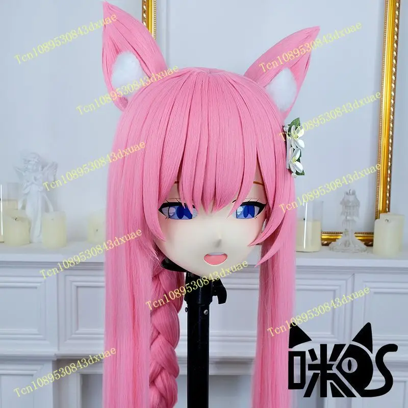 Custom 2d kigurumi headgear - full head with lock, customizable hairstyle and makeup for any character
