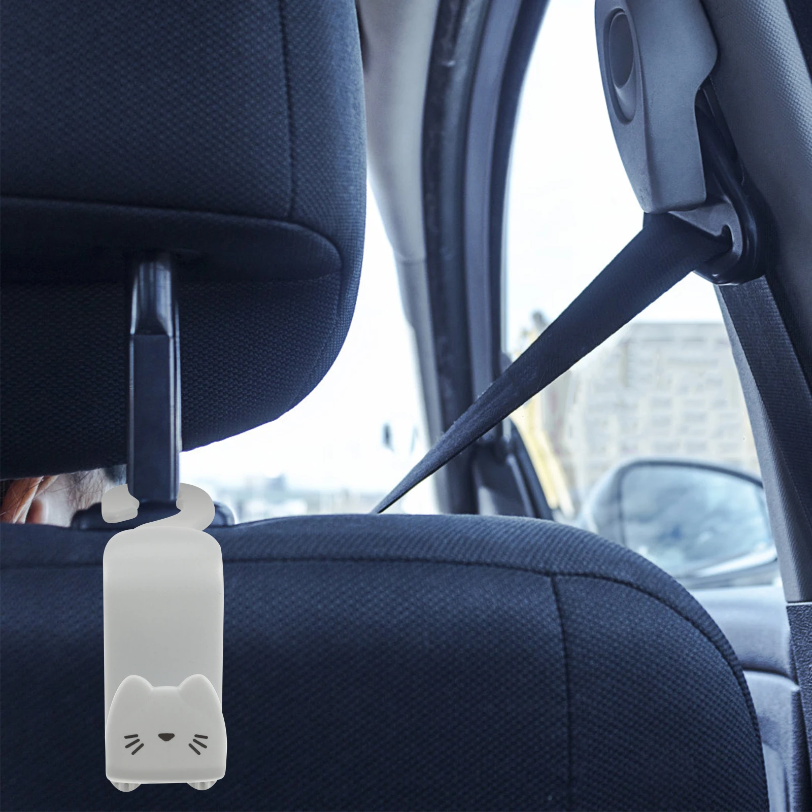 

Plastic Car Seat Hooks Durable Storage Solution Hanging Bags Umbrellas Water Bottles Shopping Baby Supplies ganizers Auto