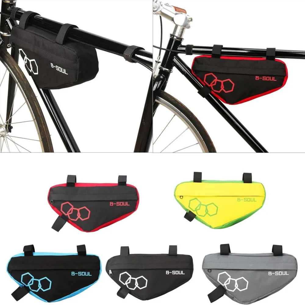 Fahrradtasche Wasserdicht Reflektierend Vordere Oberrohr-Tasche Große Kapazität Ultraleichte Fahrradtasche Radzubehör Gepäckträgertasche