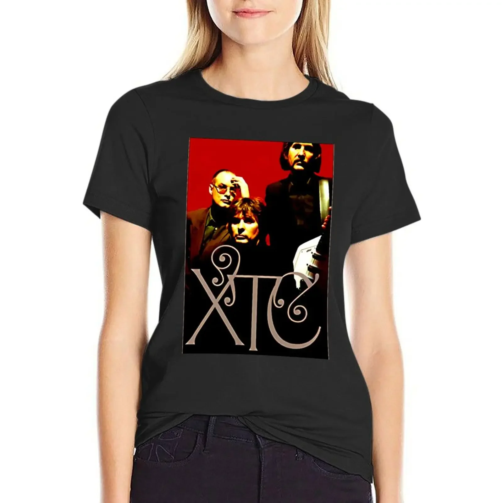 

xtc, band T-Shirt summer clothes hippie clothes tshirts for Women