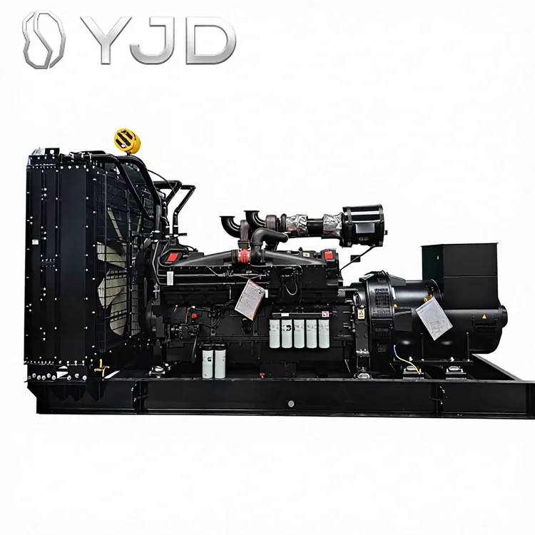 DYJD Heavy Duty 3 Phase Open Frame Silent Type 800kw 1000kw 1250kva 50/60Hz Diesel Generator for KTA38 with ATS Industrial Use