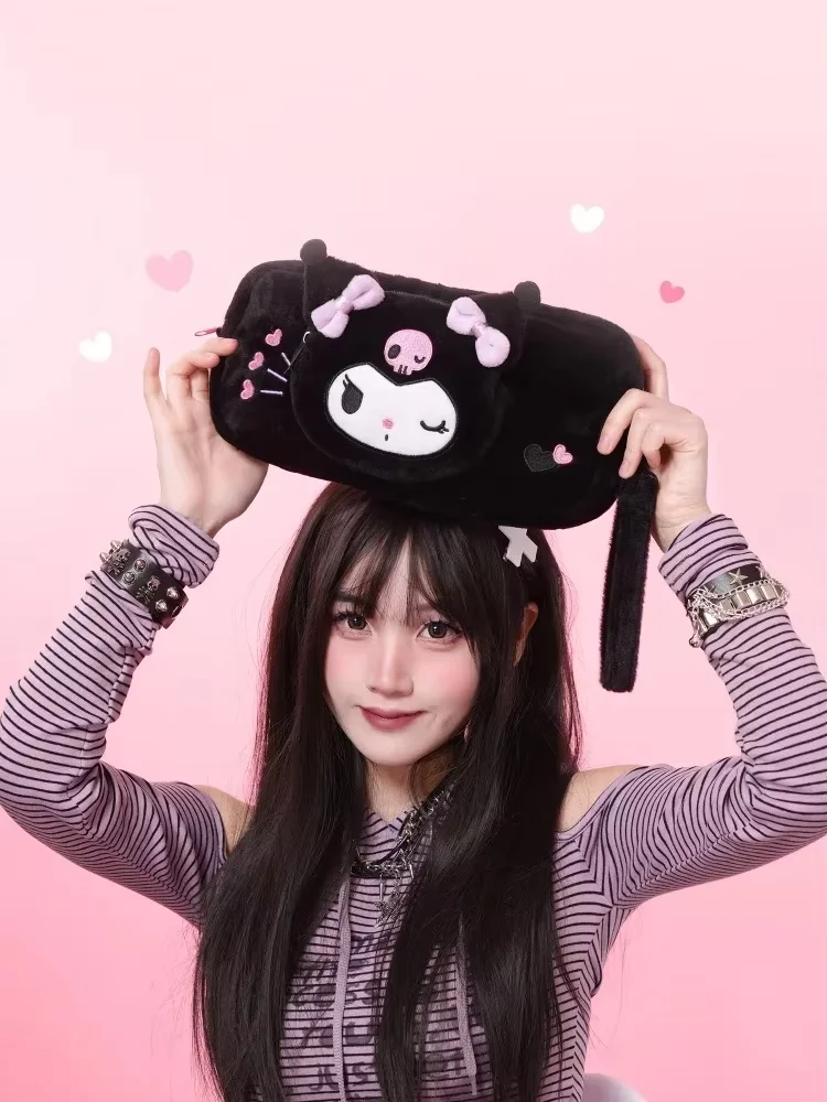 Sanrio Switch Storage Bag Oled Soft Bag Kuromi Co Branded Crossbody Bag Cute Bag Cartoon Large Capacity Can Carry Luggage Toys