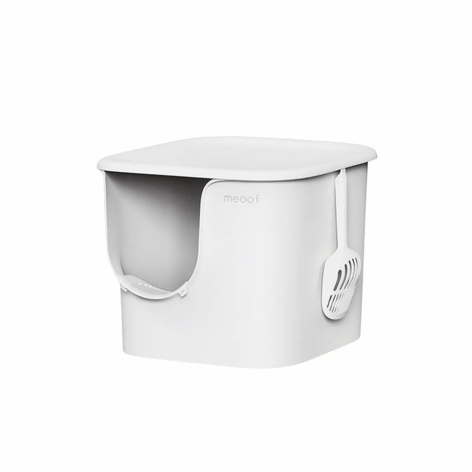 Hooded Cat Litter Box Large Capacity Hooded Litter Box Pet Supply Deep Tray Jumbo for Adult Cats, Home, Apartment