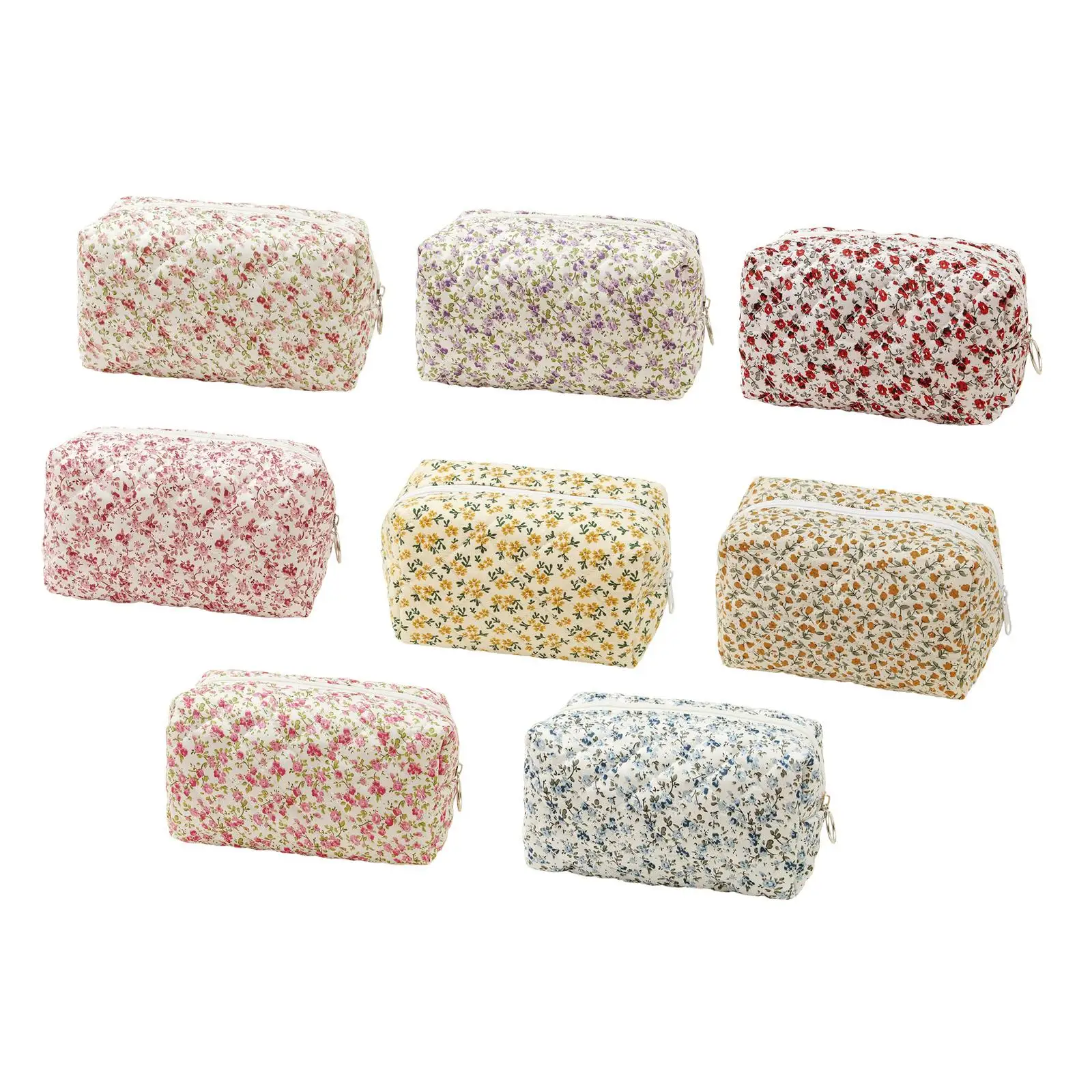 Make up Organizer Flower Printed Toiletry Bag for Hotel Household Wedding