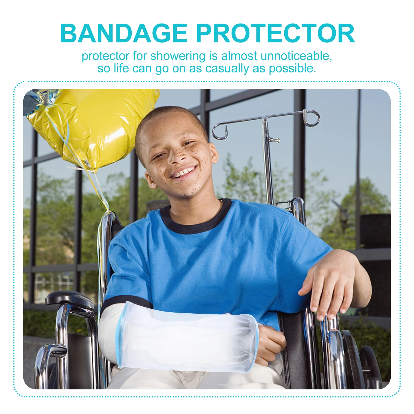 

Arm Cast Protector Waterproof Cover for Showering Blue Protects Plaster Dressings Protector Arm Cast Cover Protective Sleeve