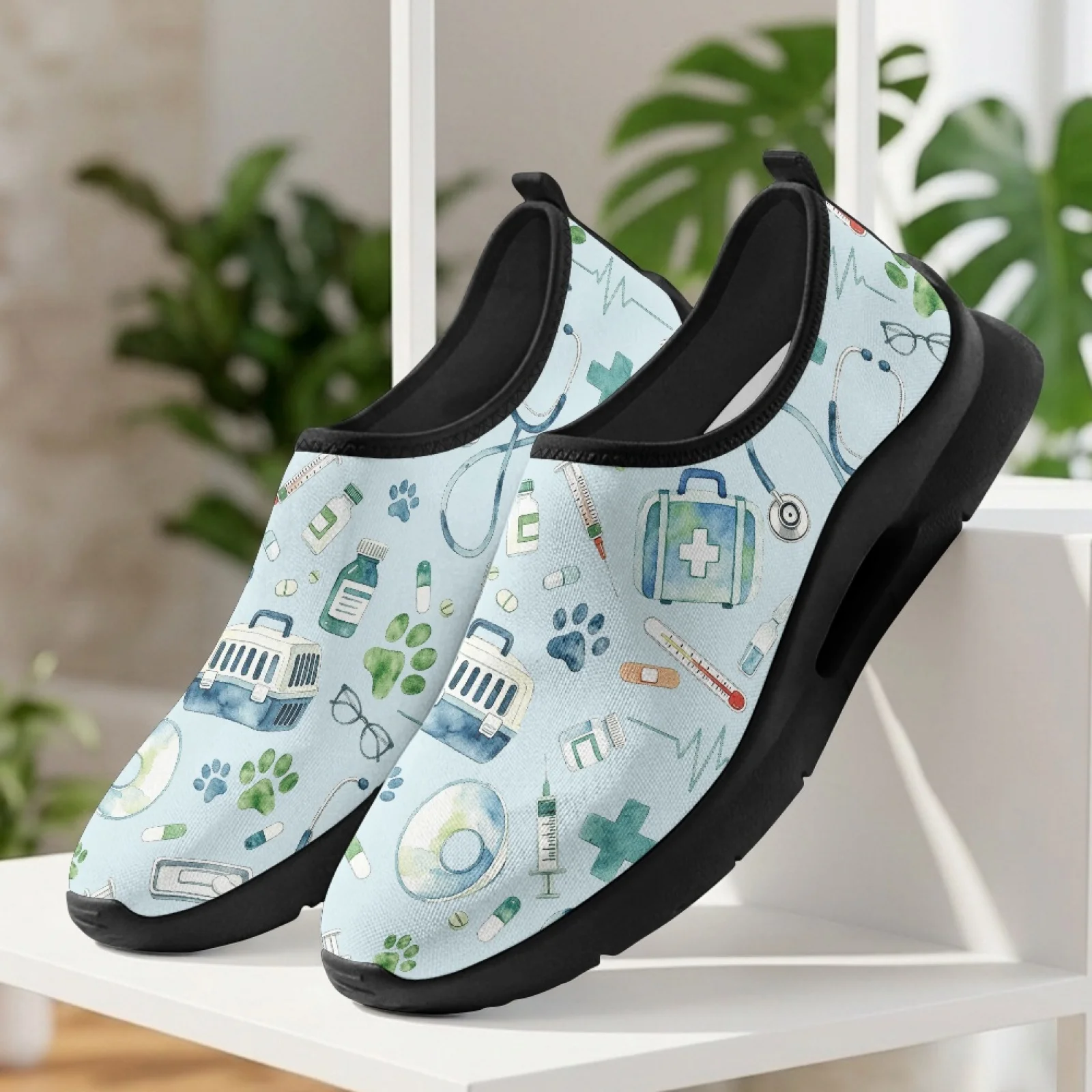 PENSTROLL Casual Walking Tennis Shoes Non Slip Comfort Walking Shoes for Office Men Veterinary Medical