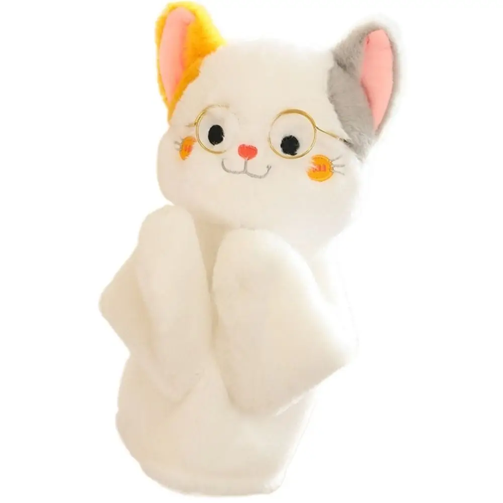 1/2 Uds. Divertido con sonido, muñeco de perro de boxeo, batalla de felpa, marioneta de mano Vocal Husky, regalos para niños, juguete interactivo