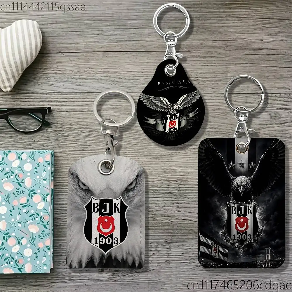 Fashion B-besiktas B-BJK Magnetic keychain case For Apple Airtags, also suitable for Pandora Tag dog tracker/locator devices