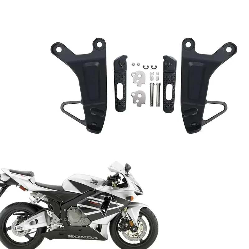 Reposapiés de pasajero para motocicleta, piezas de juego de estriberas para Honda CBR 600RR 600 RR 2003-2004