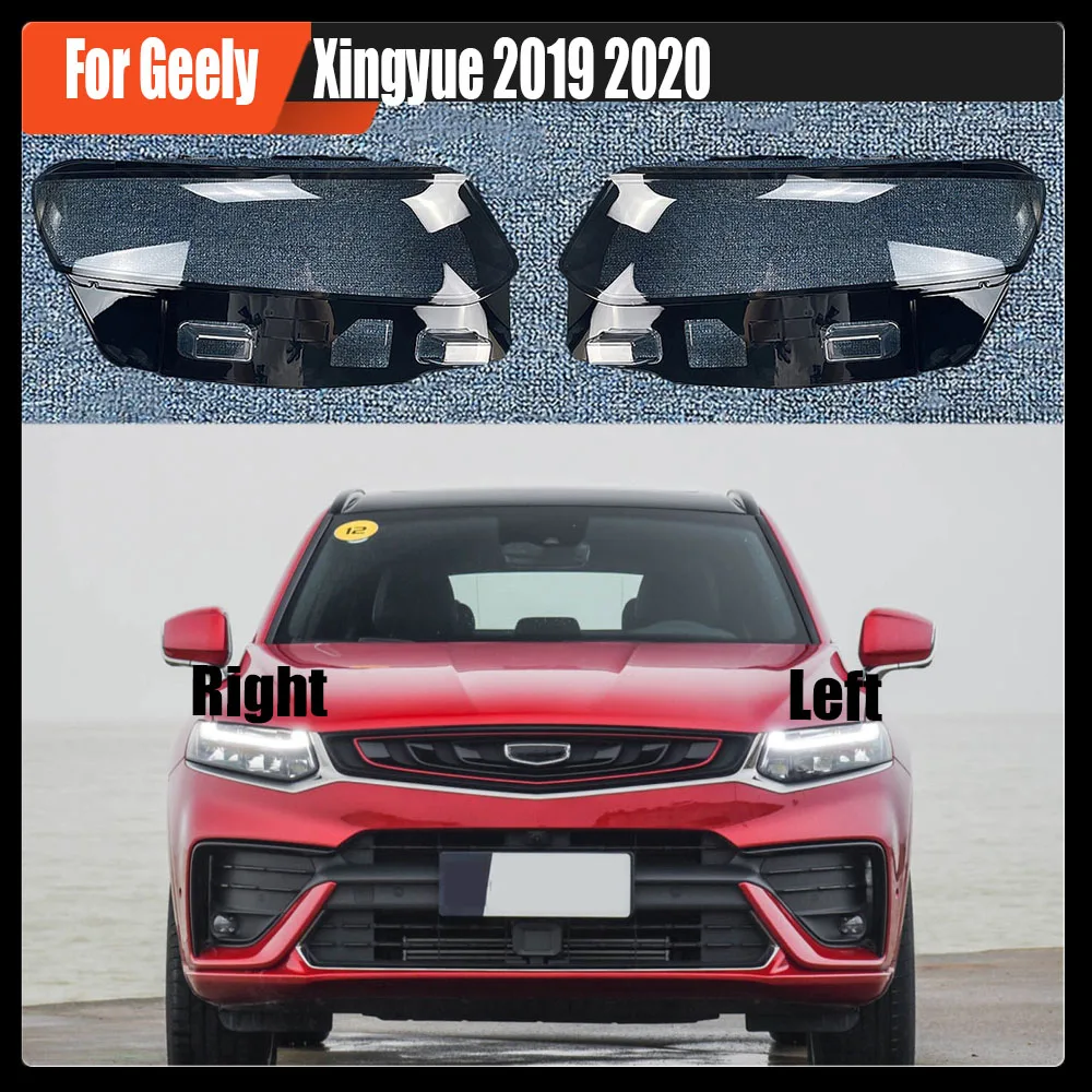 

Headlight Shell Lens Plexiglass Replace Original Lampshade For Geely Xingyue 2019 2020 Headlamp Transparent Cover Lamp Shade