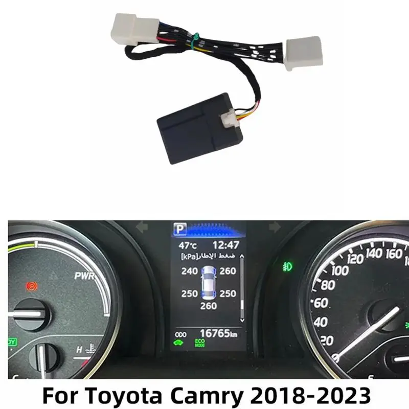 For Toyota RAV4 Corolla Camry Car TPMS TIRE Tyre Pressure Monitoring System Digital LCD Dash Board Display Auto Security Alarm