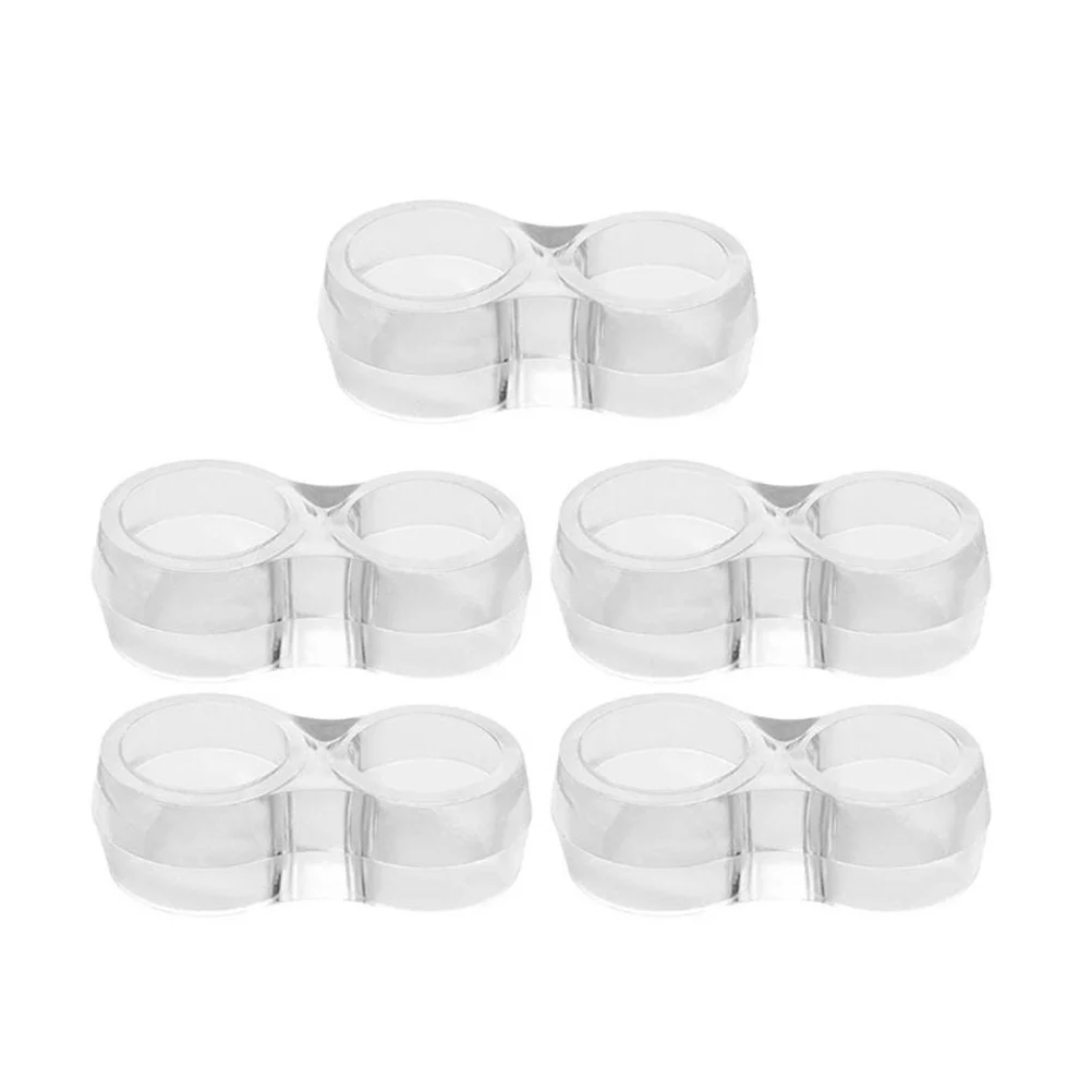 

5pcs Door Handle Bumper Anti-Collision Wall Protector Shock Absorption Noise Reduction For Living Room Bathroom Kitchen Bedroom