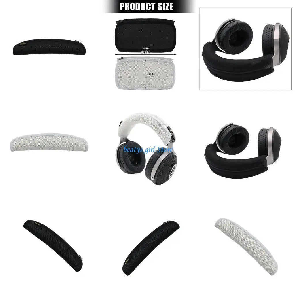 

C7AB Protective Headband Sleeve for Focal Elear Headphone Soft Breathable Enhances Durability Easy Use Removal