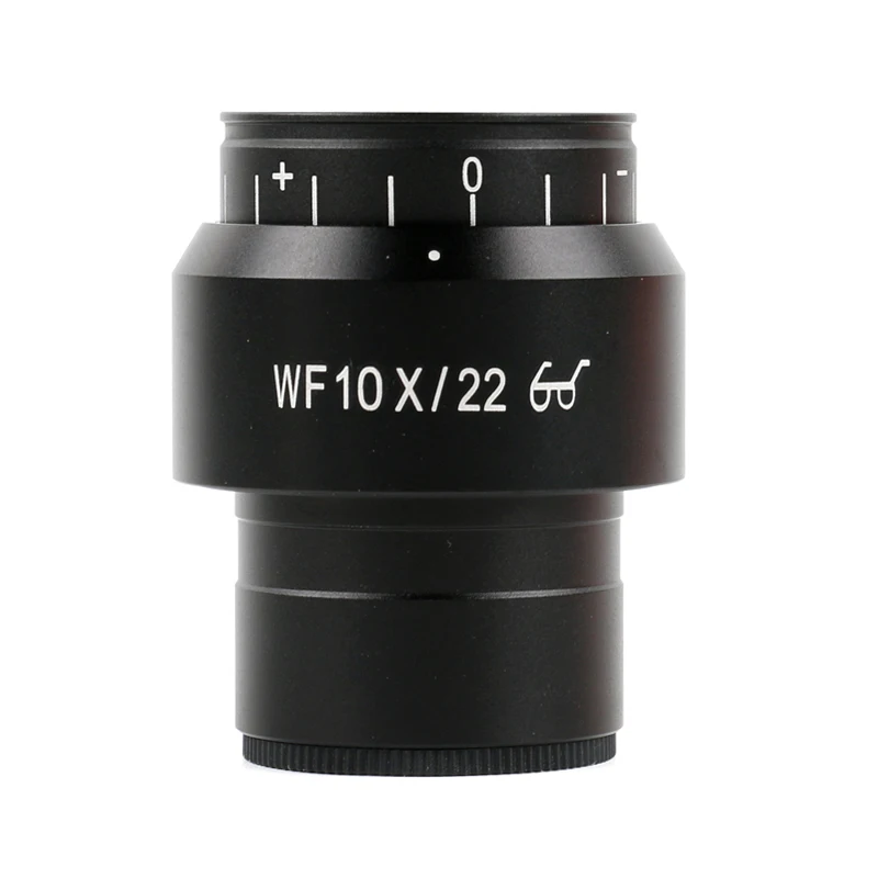 2pcs WF10X/22 WF10X/23 WF10X/24 30mm Adjustable 10X Glass Eyepiece Lens Eye Lens For Stereo Microscope Biological Microscopy