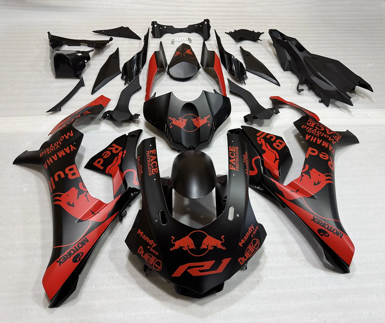 

Новый полный комплект обтекателей для мотоцикла ABS, подходит для YZF R1 2015 2016 2017 2018 2019 YFZ-R1, комплекты обтекателей для кузова