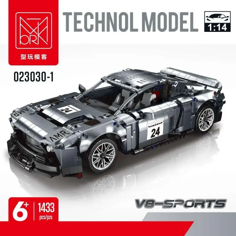 

Technical City Series V8-Speed Car Racing Building Blocks High-Tech Bricks Toys For Boys Birthday Gift 1433PCS