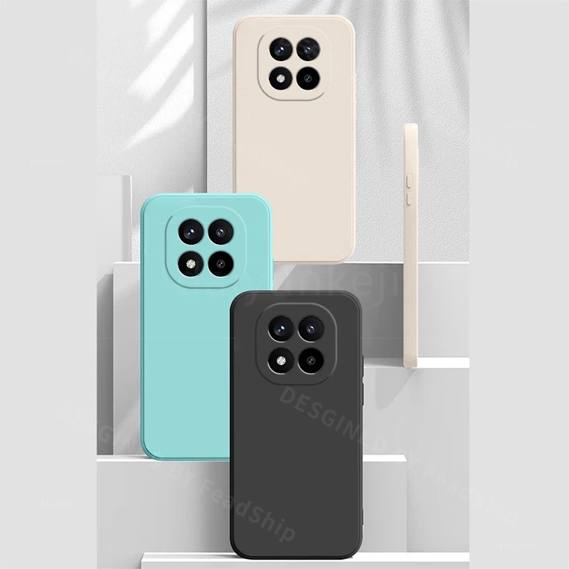 حافظة لهاتف شاومي ريدمي نوت 14 برو 4G 5G حافظة فاخرة لهاتف ريدمي نوت 14 غطاء ناعم مع طبقة حماية للشاشة