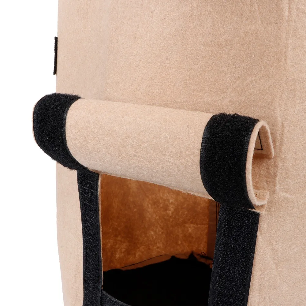 4Pcs 5 Gallon Planting Bag with Flap 18L Plant Grow Bag Breathable with Handles Planting Container Garden Plant Accessories