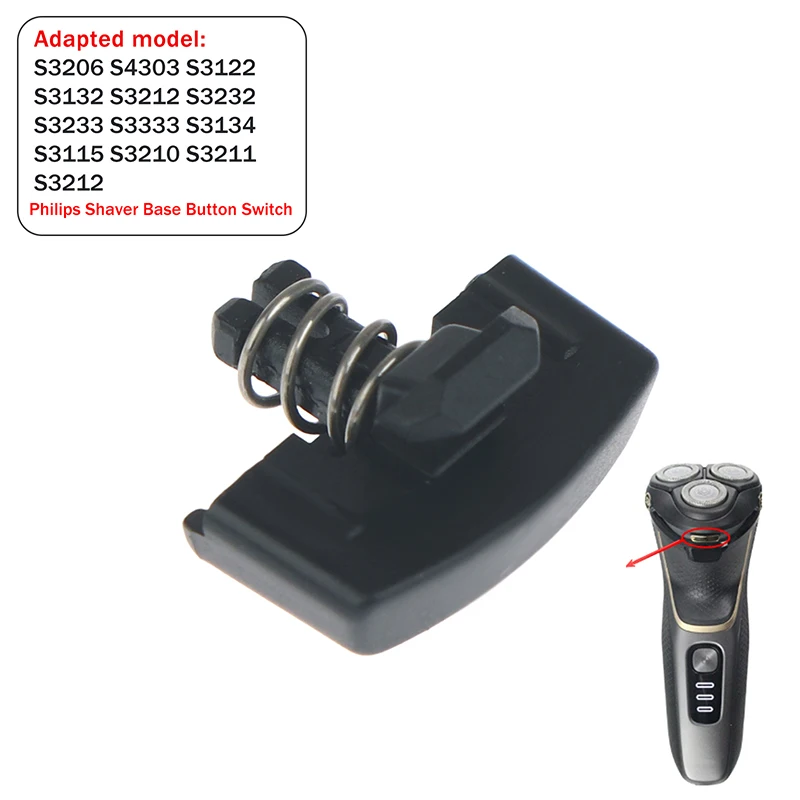 Image of ★ ▲ Snap-in-Federschalter-Zubehör für Rasierer-Basisknöpfe S3206 S3122 S3132 S4303