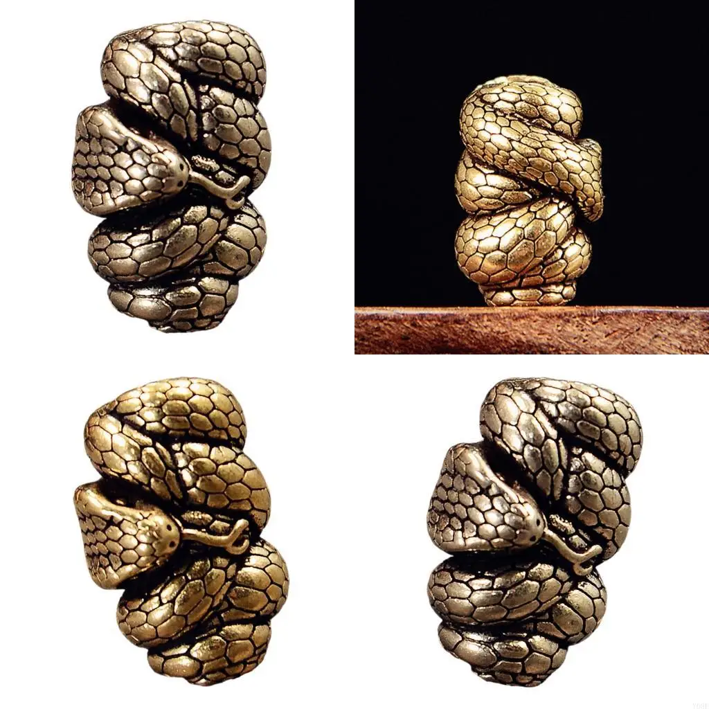 

Unique Snake Design Metal Pendant Large Hole for DIY Bracelets and Necklaces Y08E