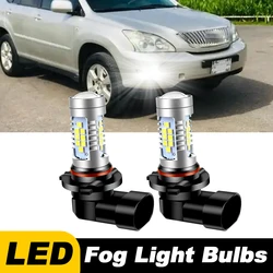2pcs For Lexus RX300 RX350 2003 2004 2005 2006 2007-2008 Car LED Front Fog Light Blubs 9006 Lamp White 6000k CANbus Accessories