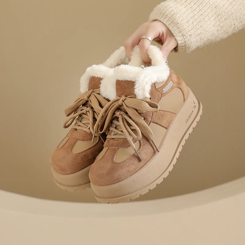 

Зимняя элегантная пикантная обувь для бега на шнуровке для спорта и отдыха, модная и бестселлерная новая удобная женская обувь, размер 35-40