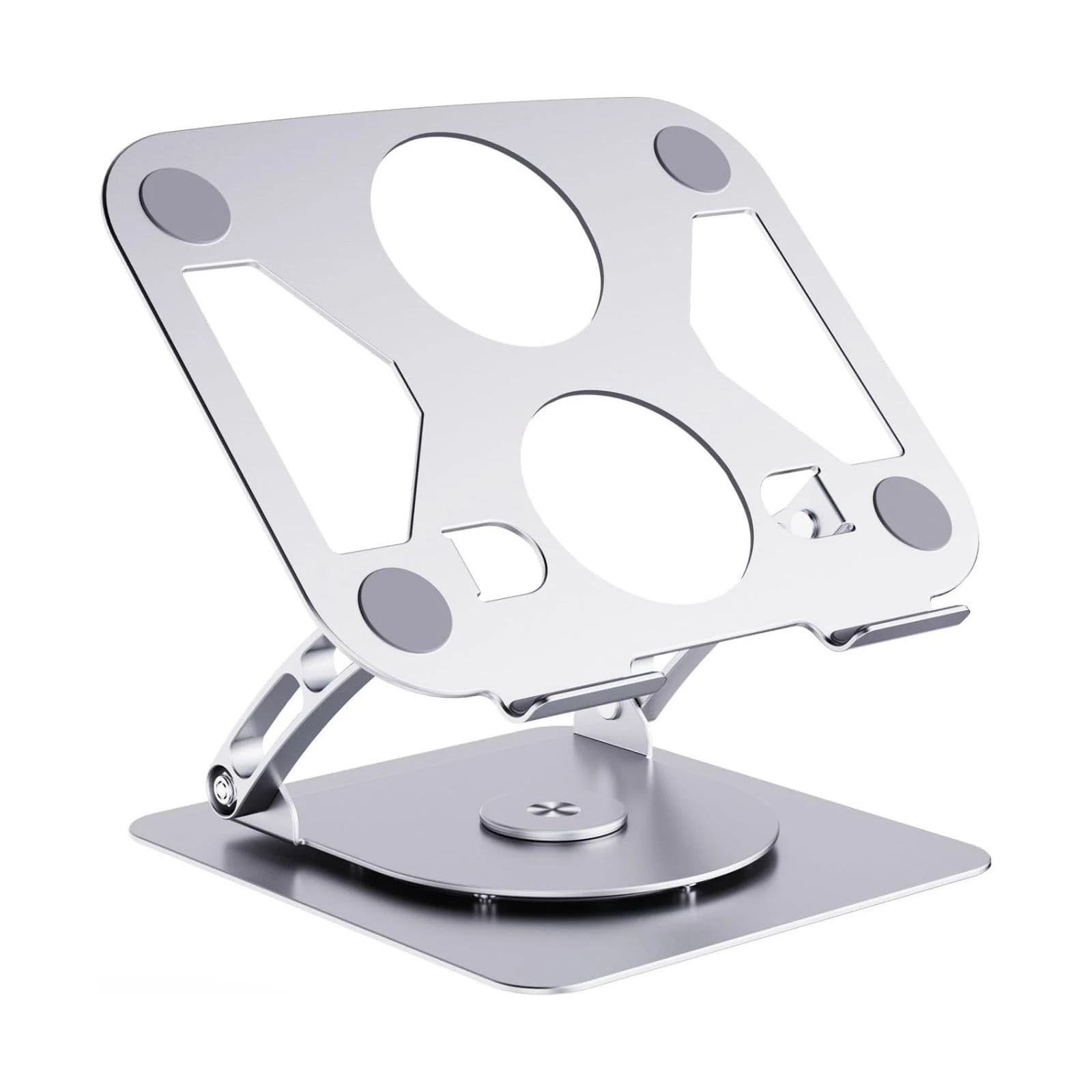 

360° Rotating Laptop Stand Adjustable Height Hollow Design Heat Dissipation for 15.9 inch Laptops 30*26*5.5CM
