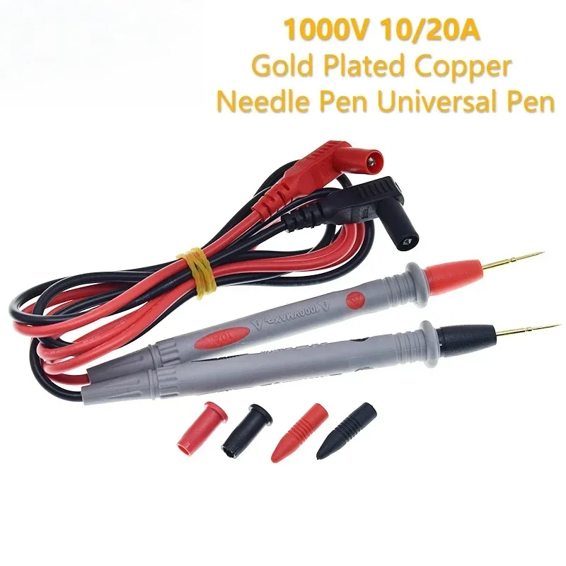 Multimeter Test Leads Universal Cable AC DC 1000V 20A 10A CAT III Measuring Probes Pen for Multi-Meter Tester Wire Tips