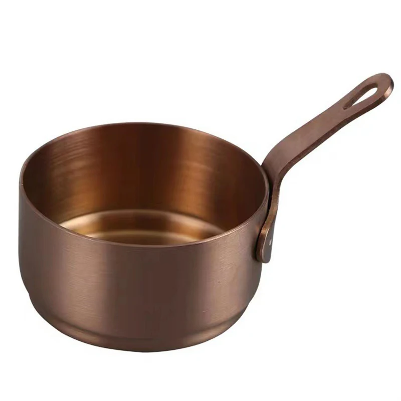 وعاء المرق وعاء الحليب الفولاذ المقاوم للصدأ وعاء صلصة صغيرة غير عصا قدر صغير غير لاصق مقلاة صغيرة الأواني الصغيرة مع مقبض