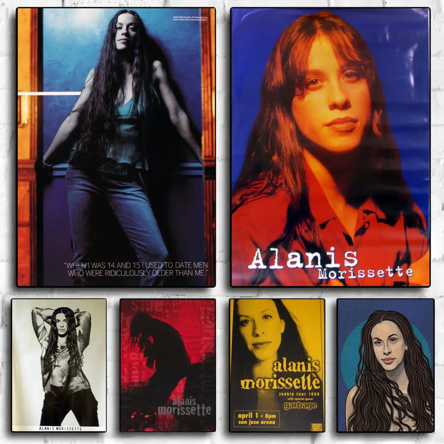 alanis morissette Decoration Art Poster Wall Art Personalized Gift Modern Family bedroom Decor Canvas Posters