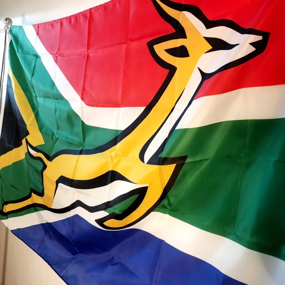 Antelope South Africa Flag Grommets Flying Banner For Decoration 90*150cm Polyester