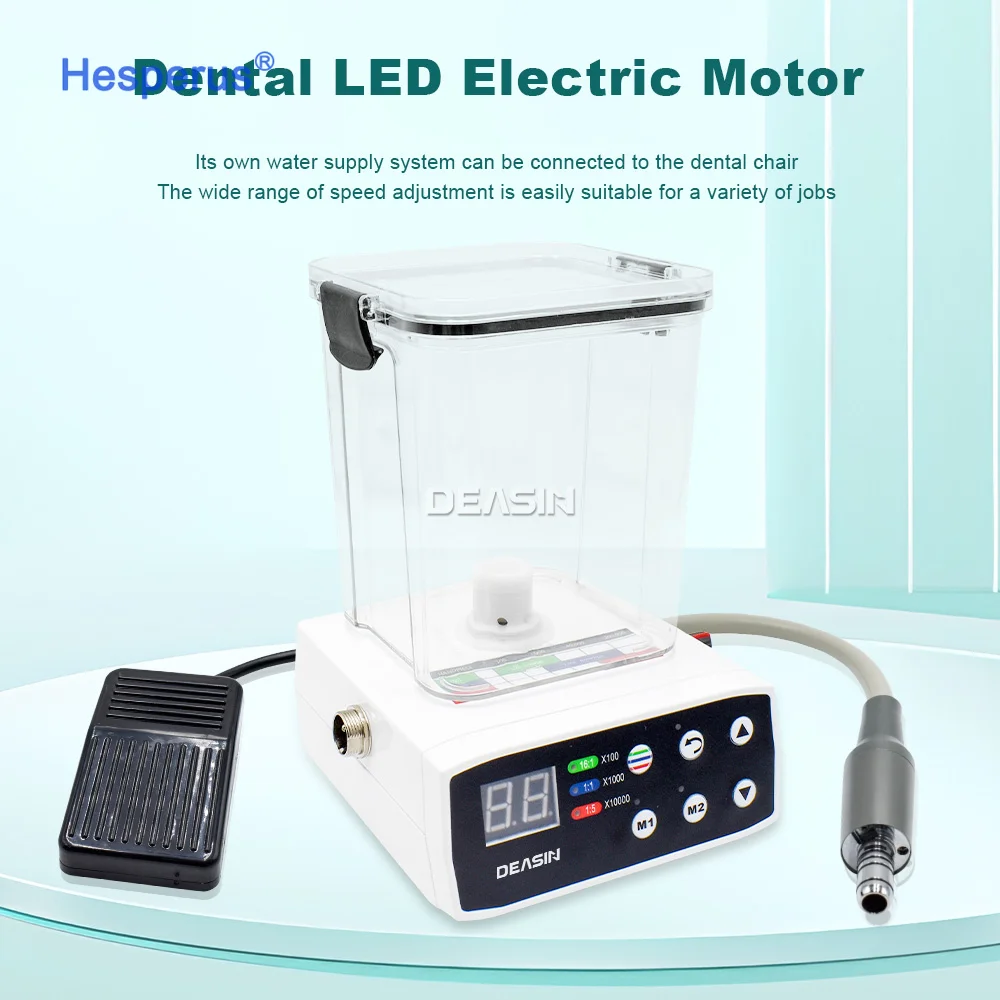 Den tal Motore elettrico con manipoli in fibra ottica a LED ad acqua esterna Motore elettrico senza spazzole Den Tal Motore per la pratica degli studenti