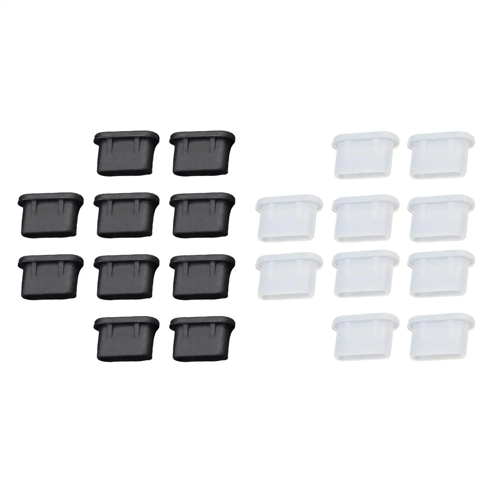 10Pcs USB C Dust Plugs Easy to Use Charging Port Protector Caps for Laptop