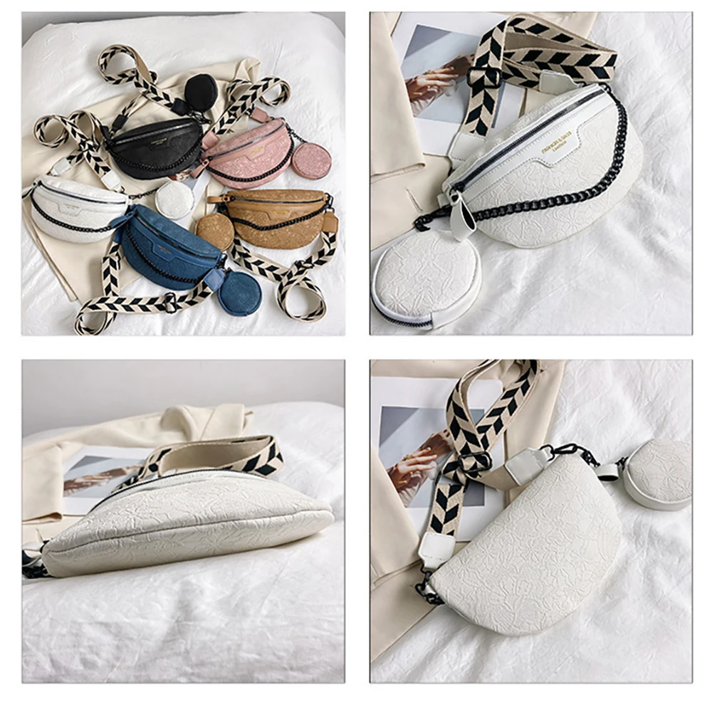 Woman Shoulder Crossbody Bag Chest Pack Fashion Female Chest Bag Designer Handbag Waist Bags For Women With Coin Purses