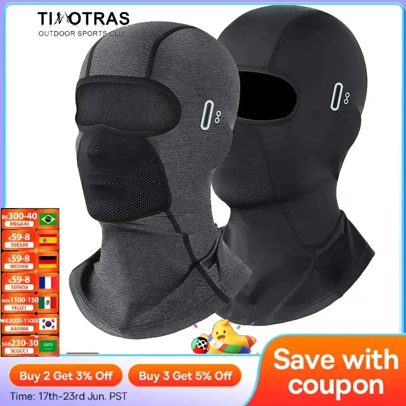 

Мотоциклетная Балаклава, летние очки с защитой от ультрафиолета, дышащая дышащая маска для лица для мужчин и женщин, быстросохнущая маска для мотоциклиста