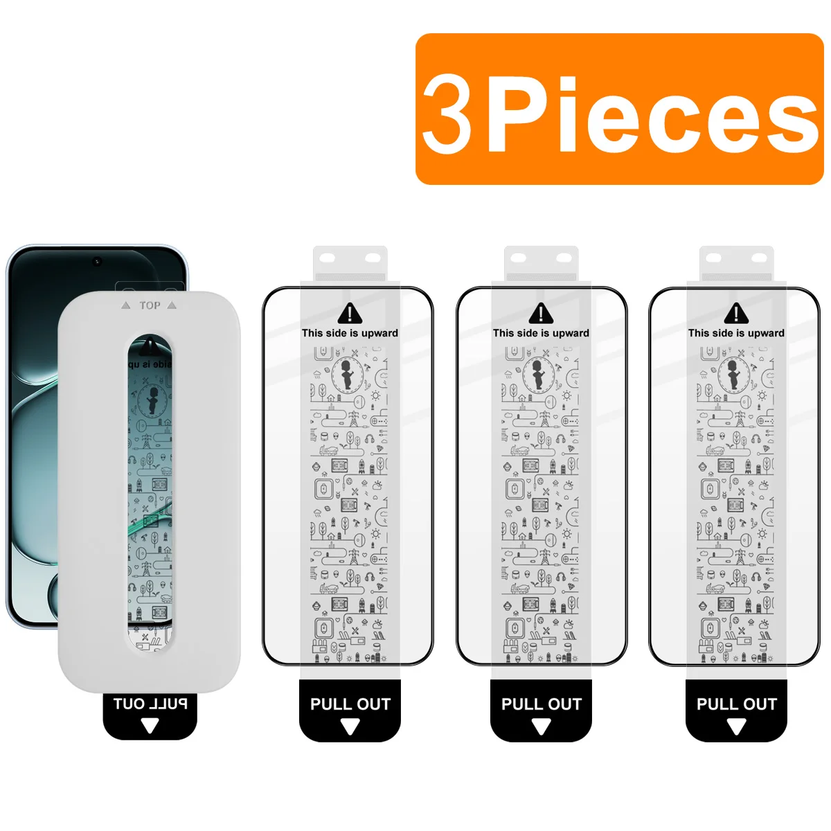 

Tempered Glass for OnePlus Nord CE6 5G IMAK Pro+ Dust-free Chamber Locator Film Support Fingerprint